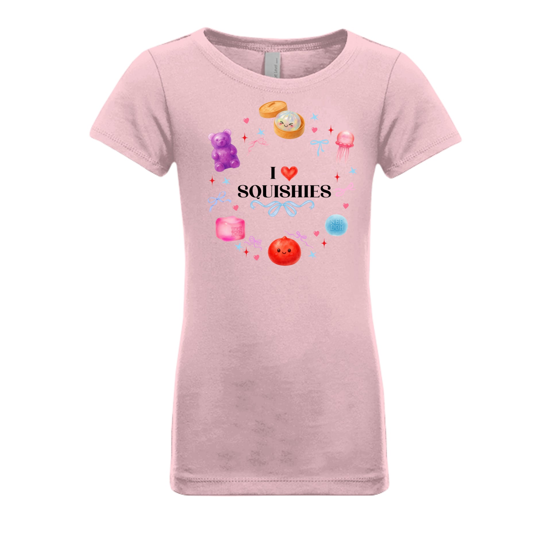 Light Pink - N3710 - FRONT I Love Squishies Tee
