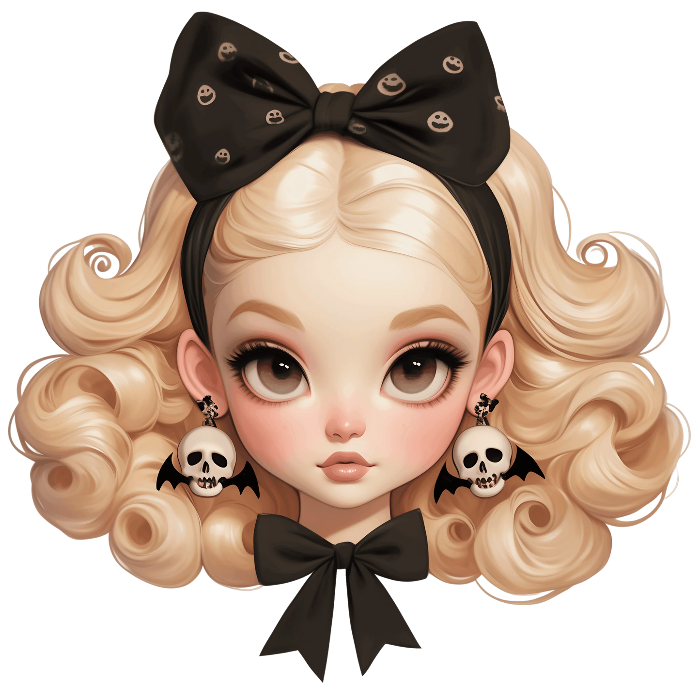 Spooky & Sweet, Vintage Vibes - Women’s Relaxed V-neck T-shirt - Whippie's