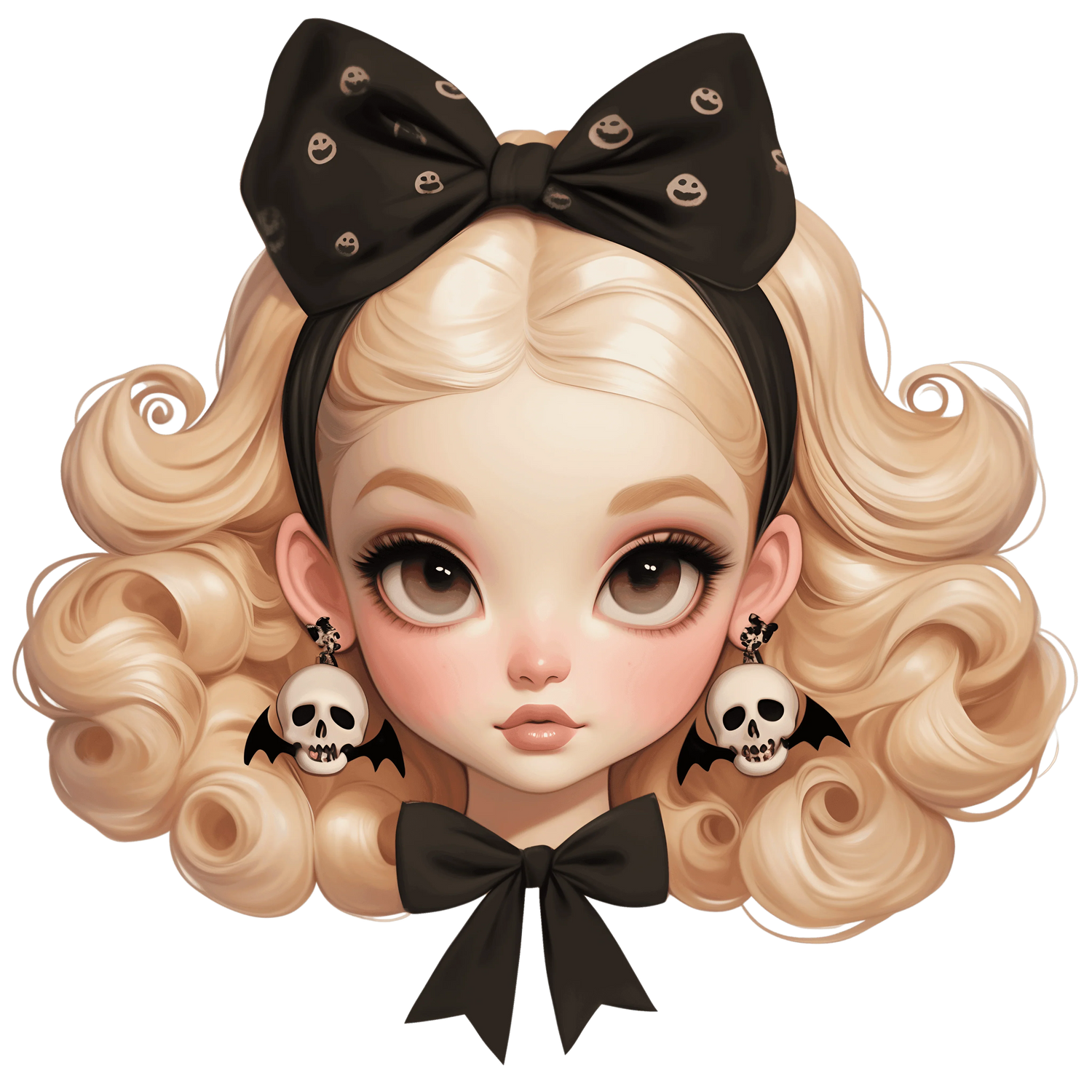 Spooky & Sweet, Vintage Vibes - Women’s Relaxed V-neck T-shirt - Whippie's