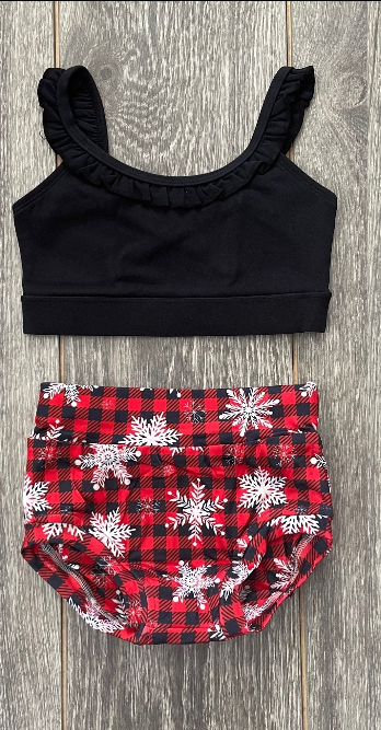 Buffalo Plaid Bliss Phoenix 2PC Set | Girls Dancewear