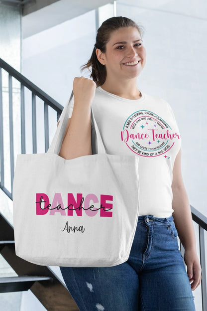 Dance Teacher Tote Bag - Personalizable