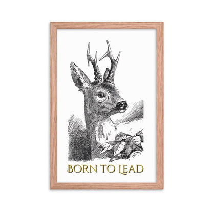 Bambi - Born to Lead - Framed photo paper poster - Whippie's