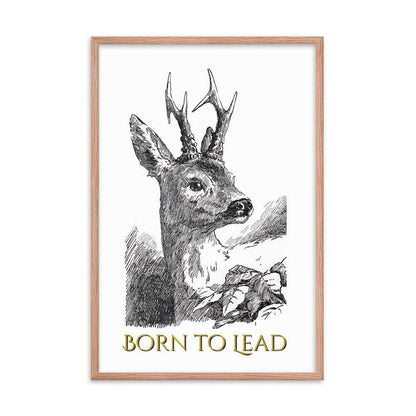 Bambi - Born to Lead - Framed photo paper poster - Whippie's