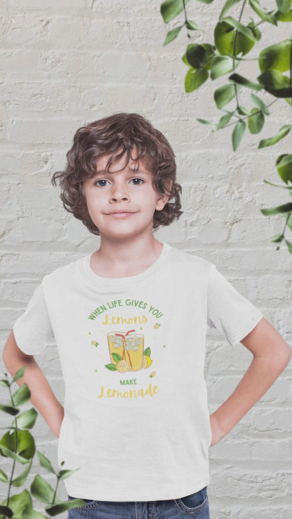 Squeeze the Day: Kids' Lemonade T-Shirt - Make Life Sweet!