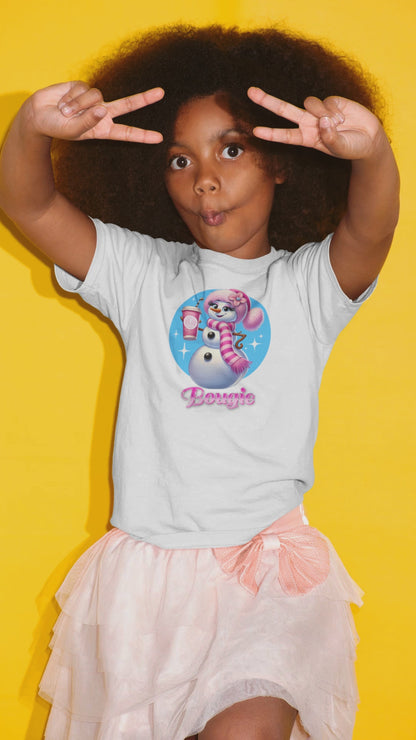 Bougie Snowwoman ❄️ ☕ ✨ Youth Short Sleeve Tee ✨