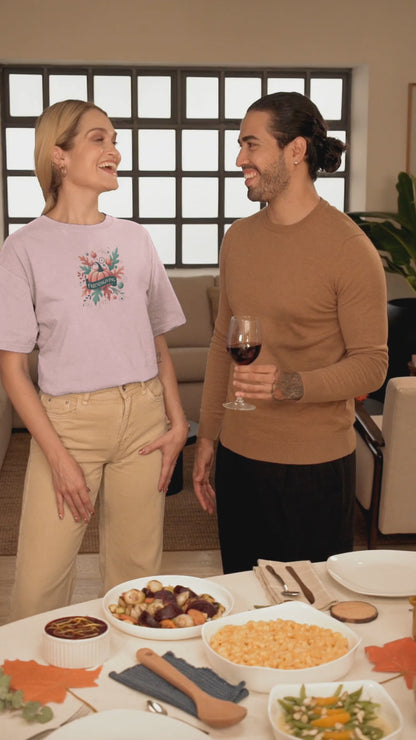 Friendsgiving Whimsical Pumpkin - Women's Softstyle Tee