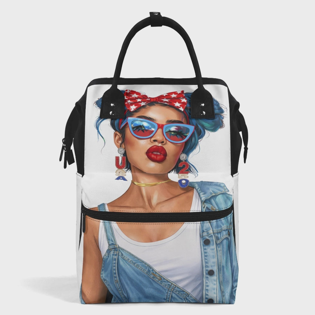 USA 250 Backpack | Patriotic 4th of July Travel Bag