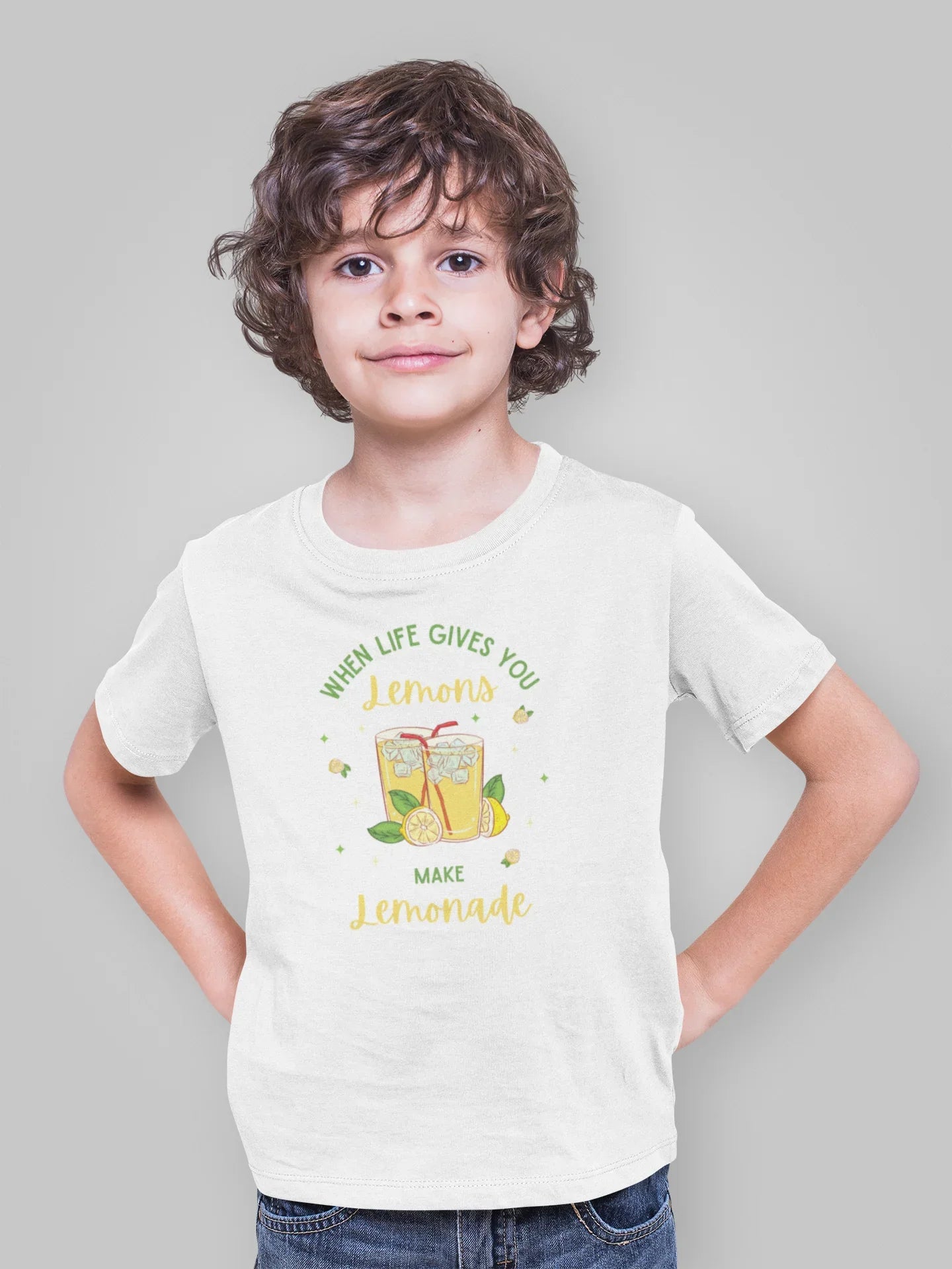 Squeeze the Day: Kids' Lemonade T-Shirt - Make Life Sweet!