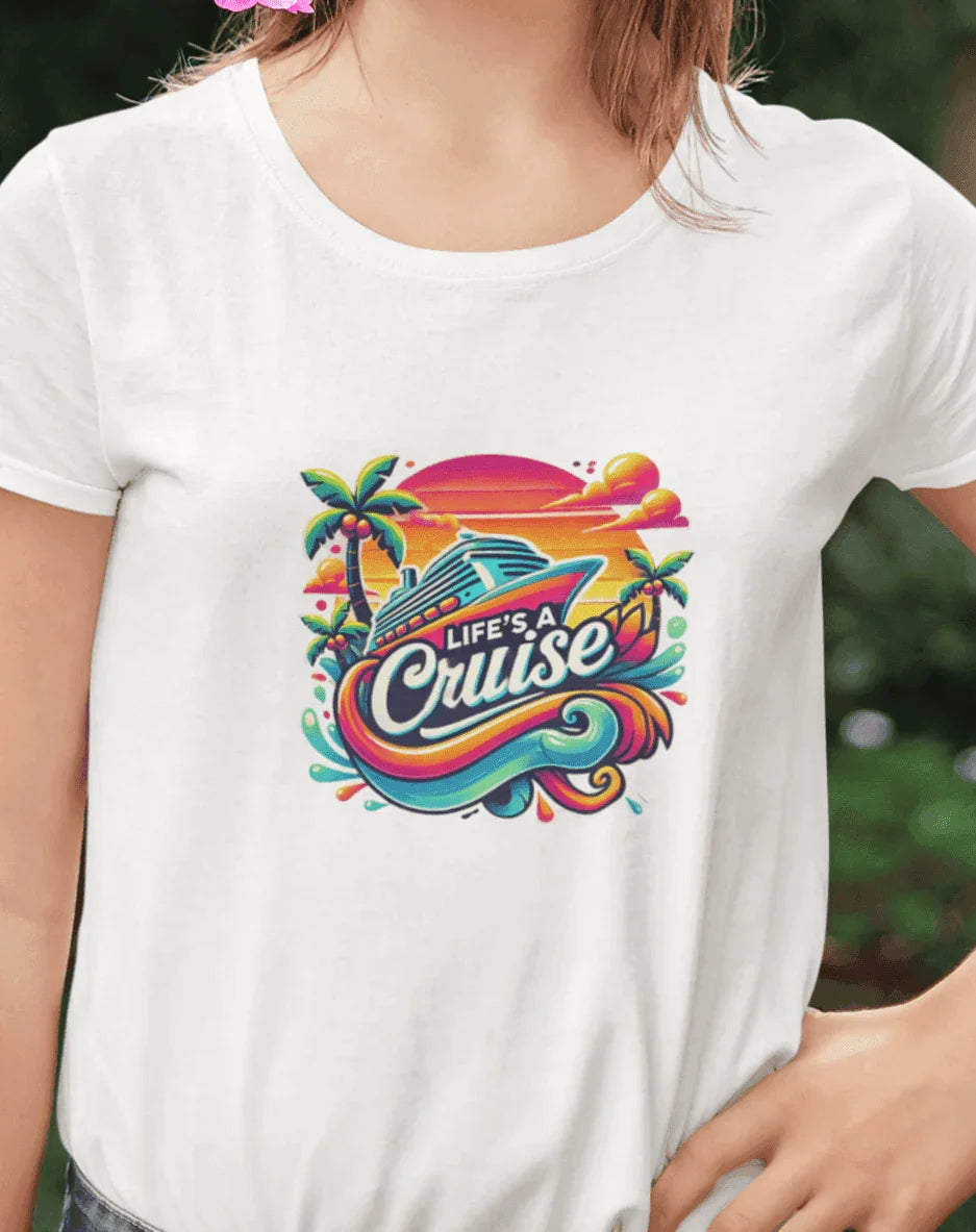 Life's a Cruise 🌊☀️🚢🌴 Kids Unisex Tee - Whippie's