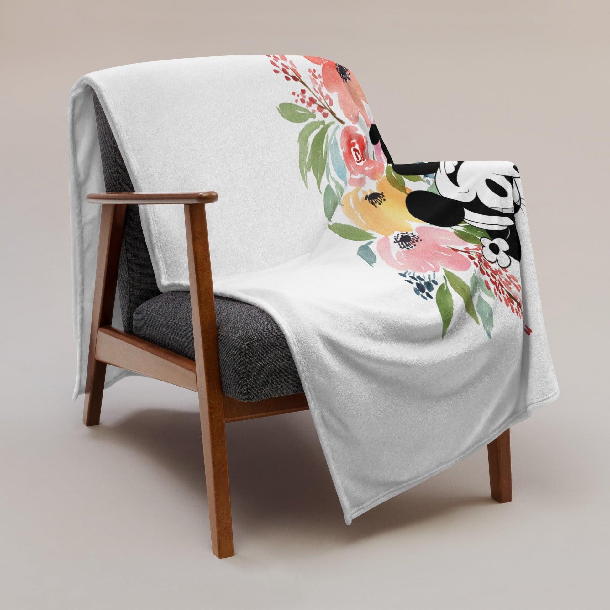 Steamboat Willie - Bloom - Throw Blanket - Whippie's