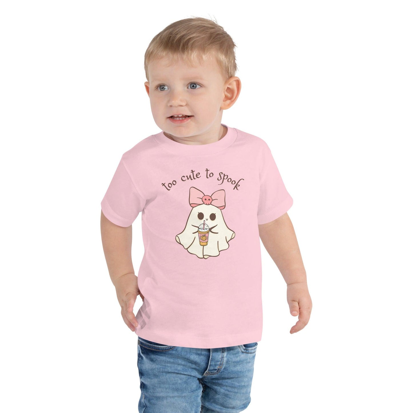 Too Cute to Spook Toddler T-Shirt - 👻💖 Boo-tiful and Spook-tacular! 💖👻 - Whippie's