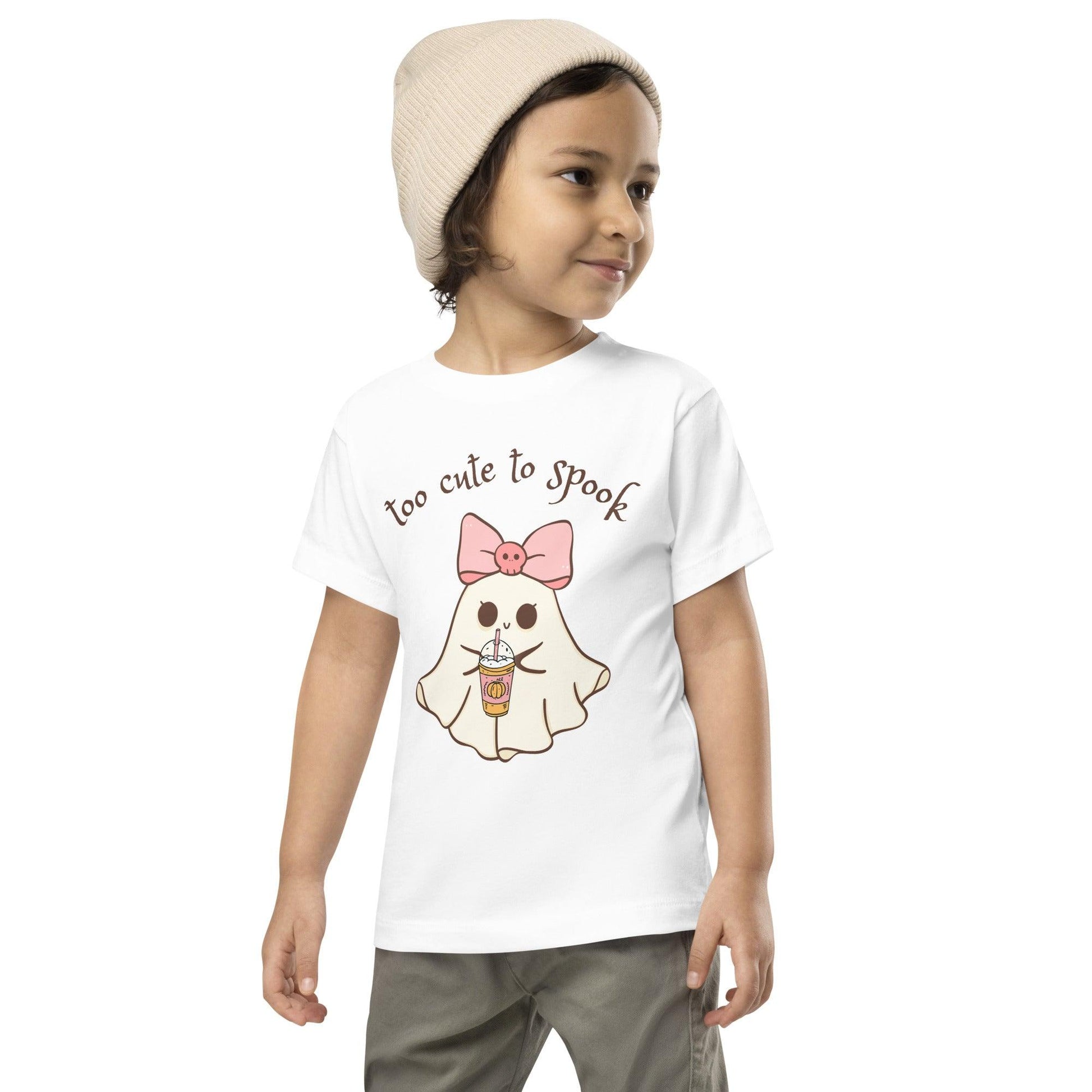Too Cute to Spook Toddler T-Shirt - 👻💖 Boo-tiful and Spook-tacular! 💖👻 - Whippie's