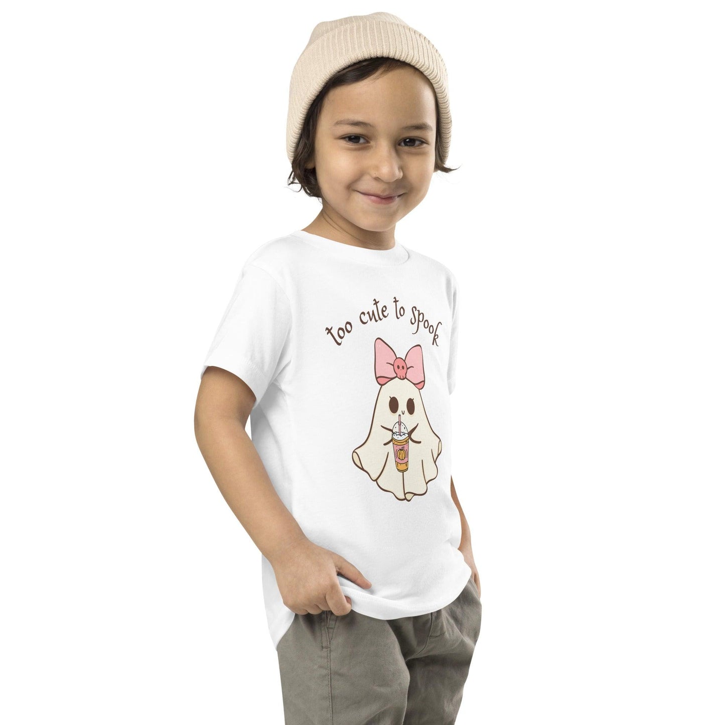 Too Cute to Spook Toddler T-Shirt - 👻💖 Boo-tiful and Spook-tacular! 💖👻 - Whippie's