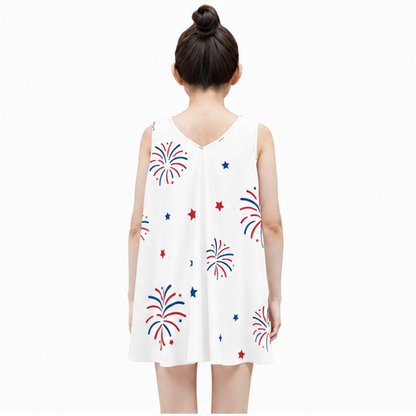 USA 250 Dress | Patriotic Mommy & Me Sundress for Girls