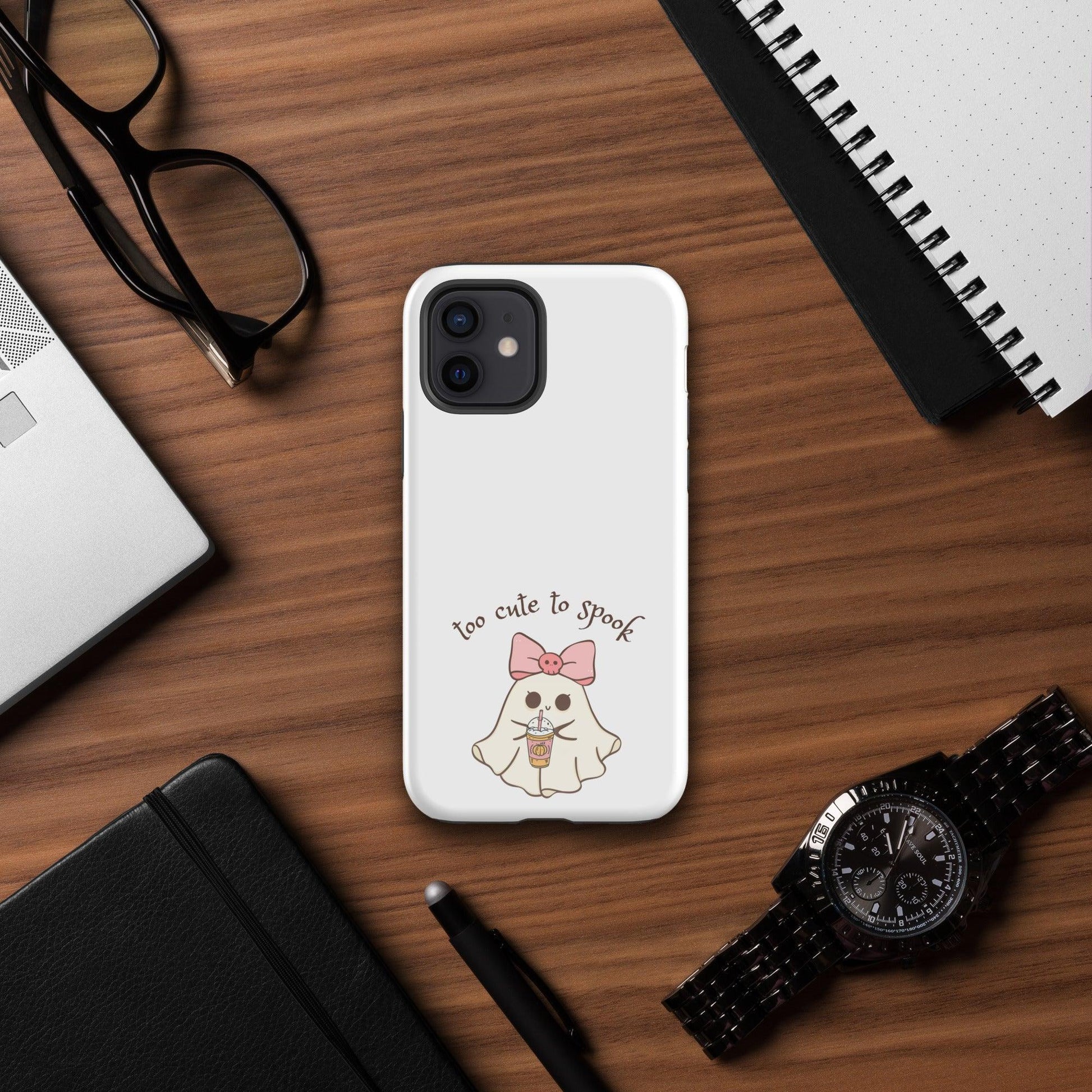 Too Cute to Spook Tough Case for iPhone® - 👻💖 Protect Your Phone with Spooky Cuteness! 💖👻 - Whippie's