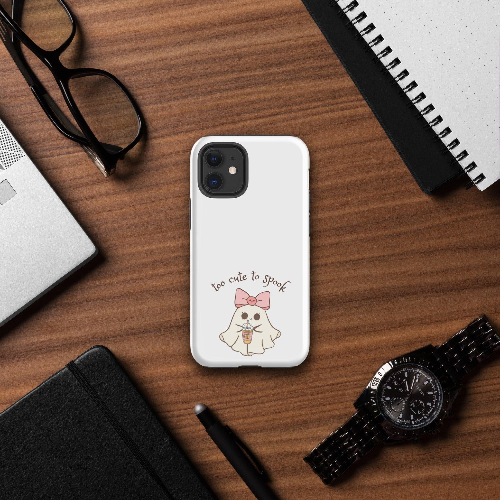 Too Cute to Spook Tough Case for iPhone® - 👻💖 Protect Your Phone with Spooky Cuteness! 💖👻 - Whippie's