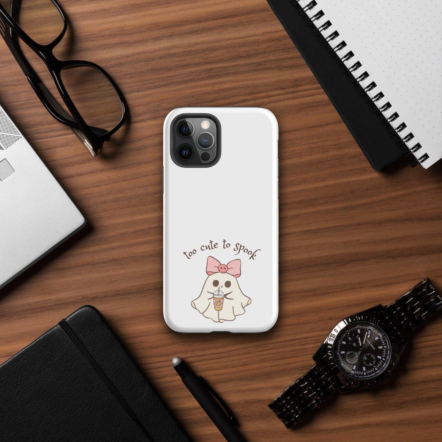 Too Cute to Spook Tough Case for iPhone® - 👻💖 Protect Your Phone with Spooky Cuteness! 💖👻 - Whippie's