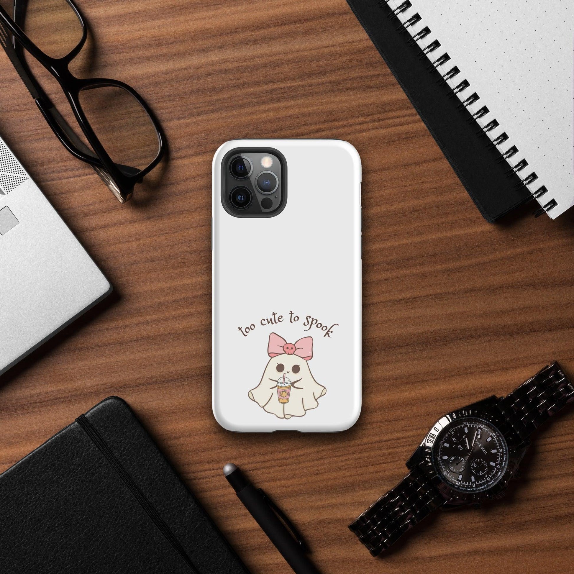 Too Cute to Spook Tough Case for iPhone® - 👻💖 Protect Your Phone with Spooky Cuteness! 💖👻 - Whippie's