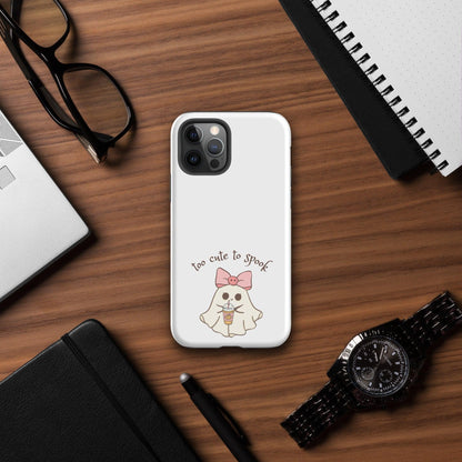 Too Cute to Spook Tough Case for iPhone® - 👻💖 Protect Your Phone with Spooky Cuteness! 💖👻 - Whippie's
