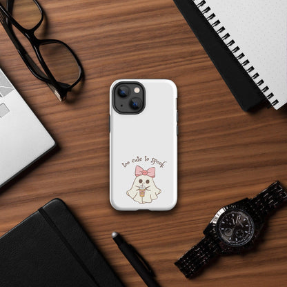 Too Cute to Spook Tough Case for iPhone® - 👻💖 Protect Your Phone with Spooky Cuteness! 💖👻 - Whippie's