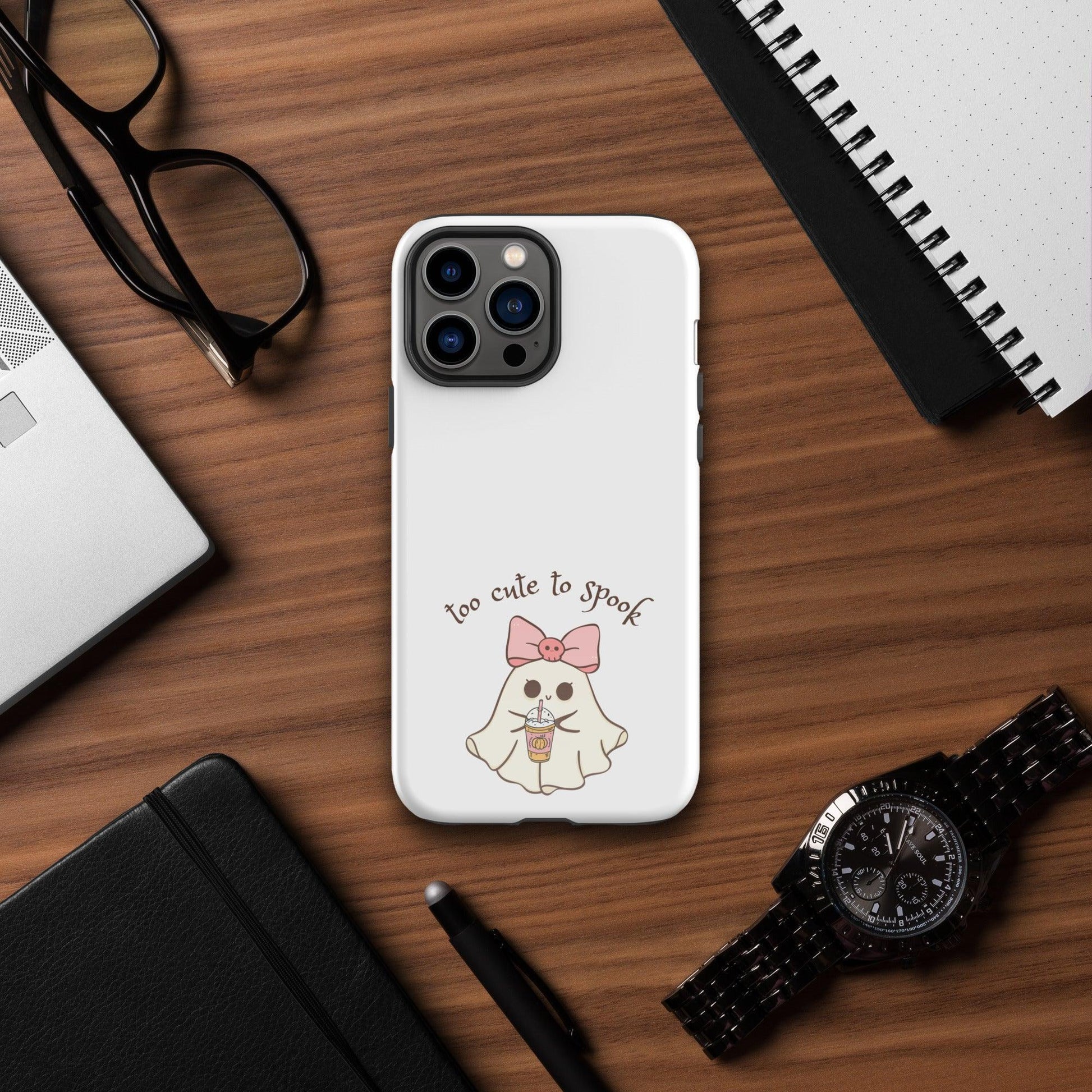Too Cute to Spook Tough Case for iPhone® - 👻💖 Protect Your Phone with Spooky Cuteness! 💖👻 - Whippie's