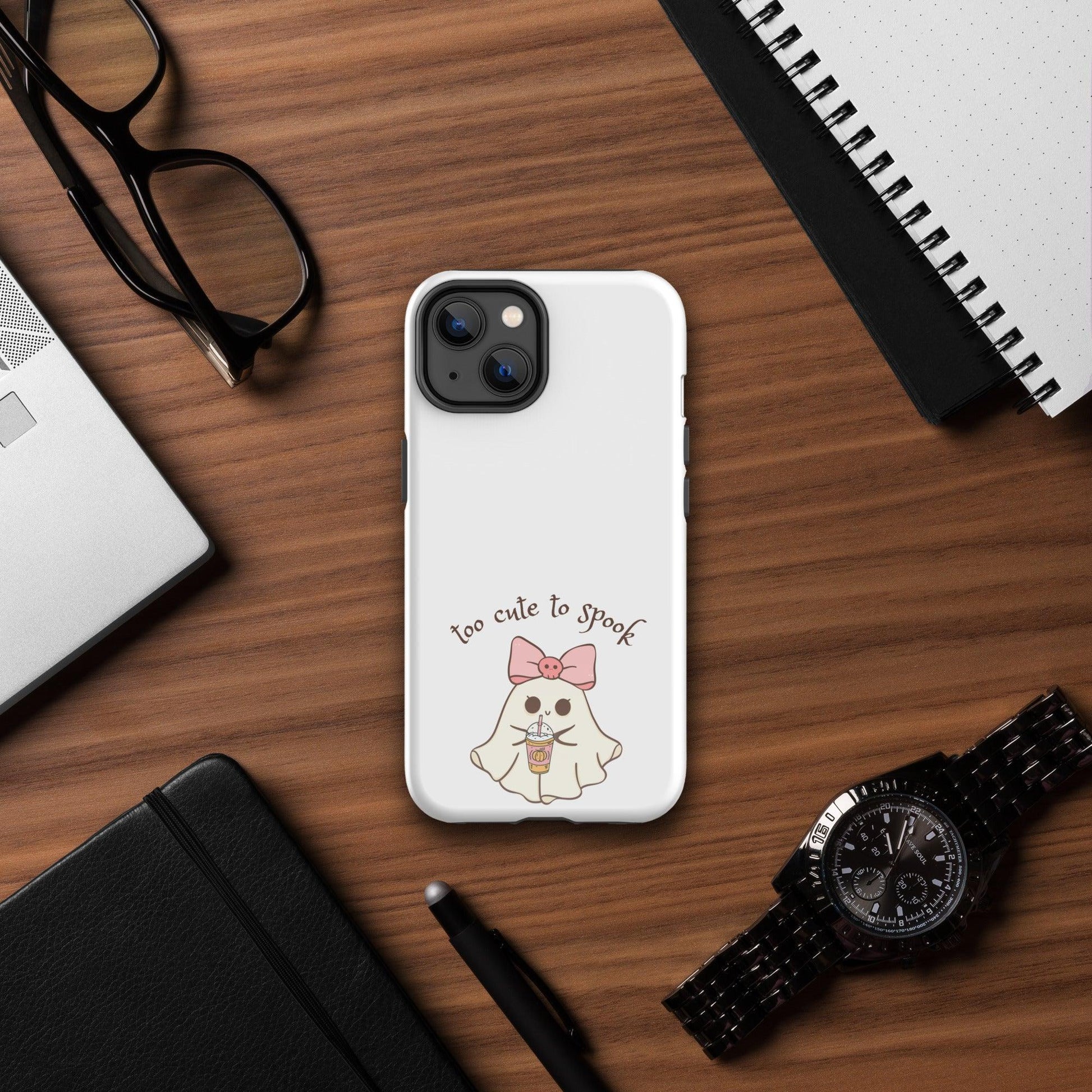Too Cute to Spook Tough Case for iPhone® - 👻💖 Protect Your Phone with Spooky Cuteness! 💖👻 - Whippie's
