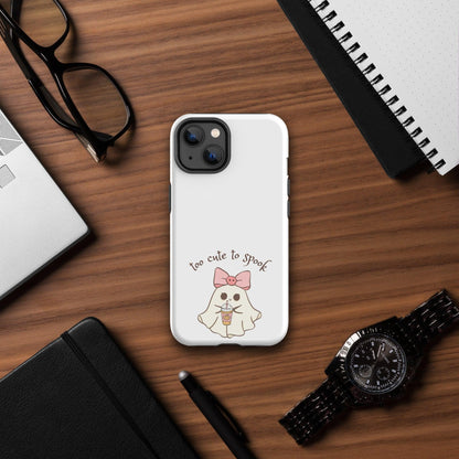 Too Cute to Spook Tough Case for iPhone® - 👻💖 Protect Your Phone with Spooky Cuteness! 💖👻 - Whippie's