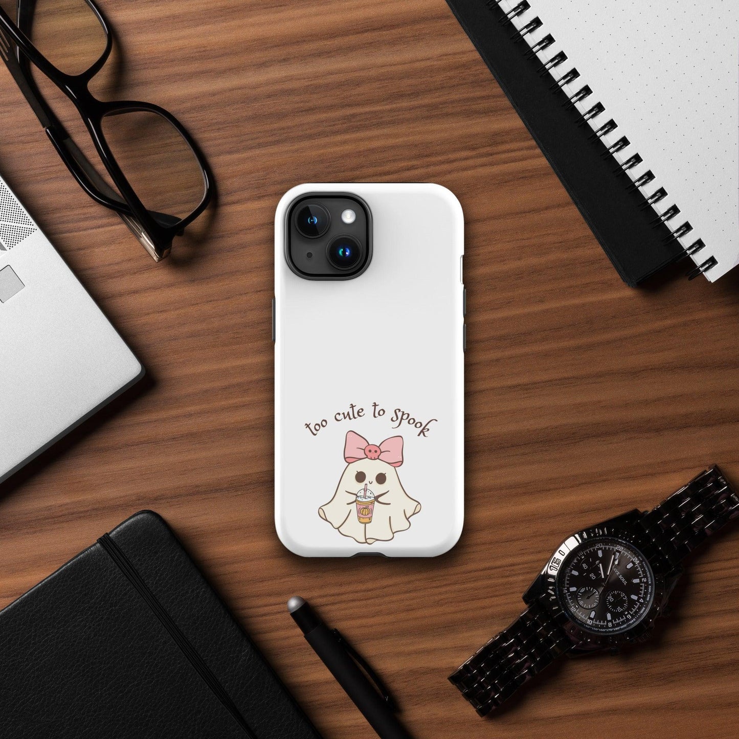 Too Cute to Spook Tough Case for iPhone® - 👻💖 Protect Your Phone with Spooky Cuteness! 💖👻 - Whippie's