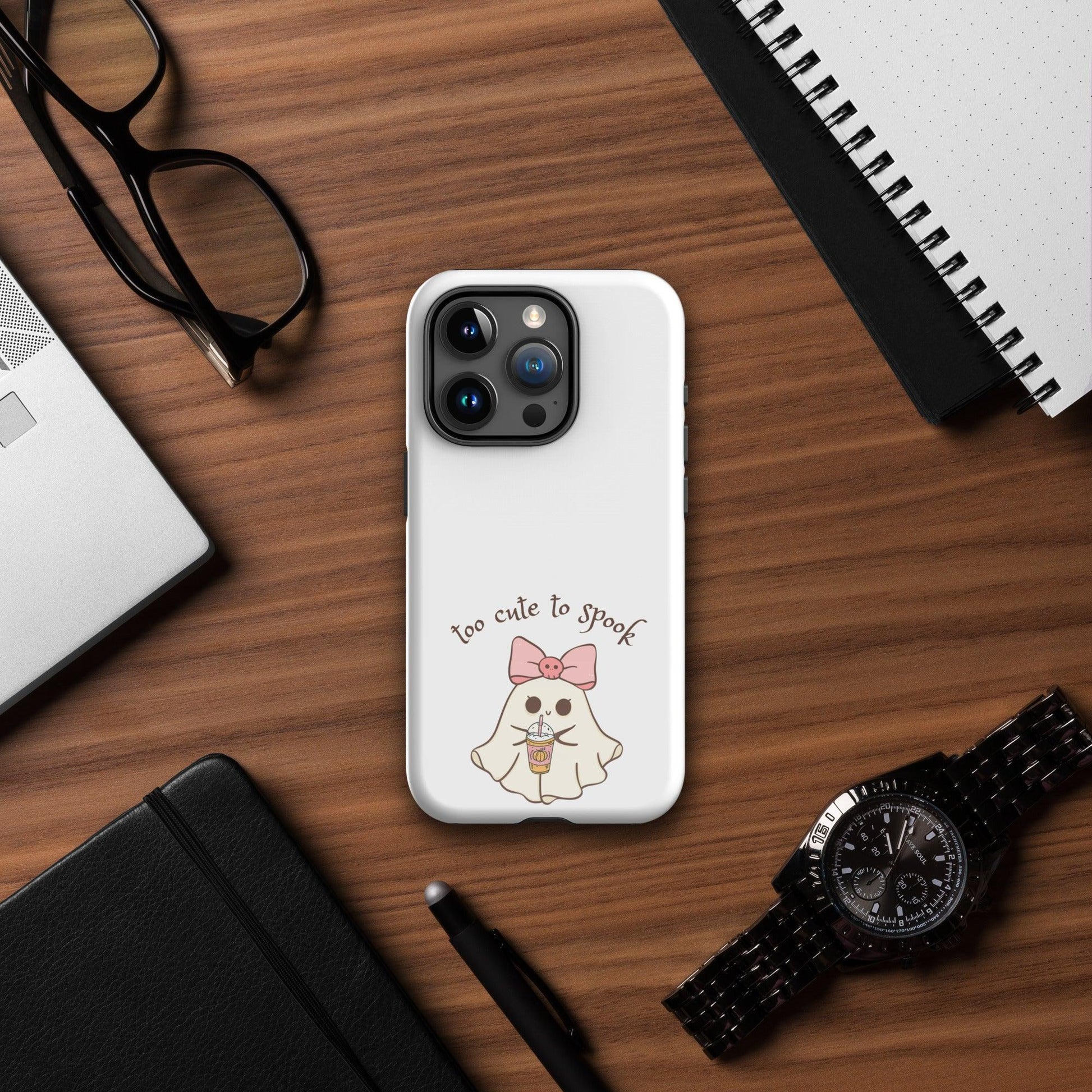 Too Cute to Spook Tough Case for iPhone® - 👻💖 Protect Your Phone with Spooky Cuteness! 💖👻 - Whippie's
