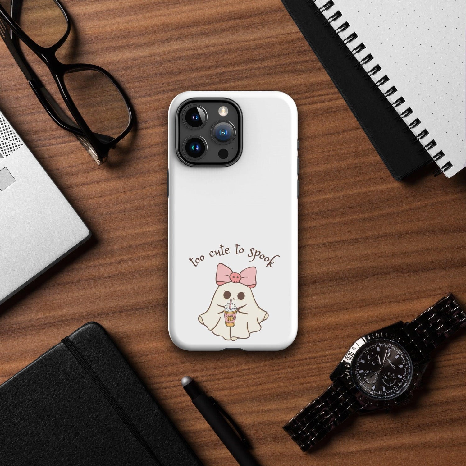 Too Cute to Spook Tough Case for iPhone® - 👻💖 Protect Your Phone with Spooky Cuteness! 💖👻 - Whippie's