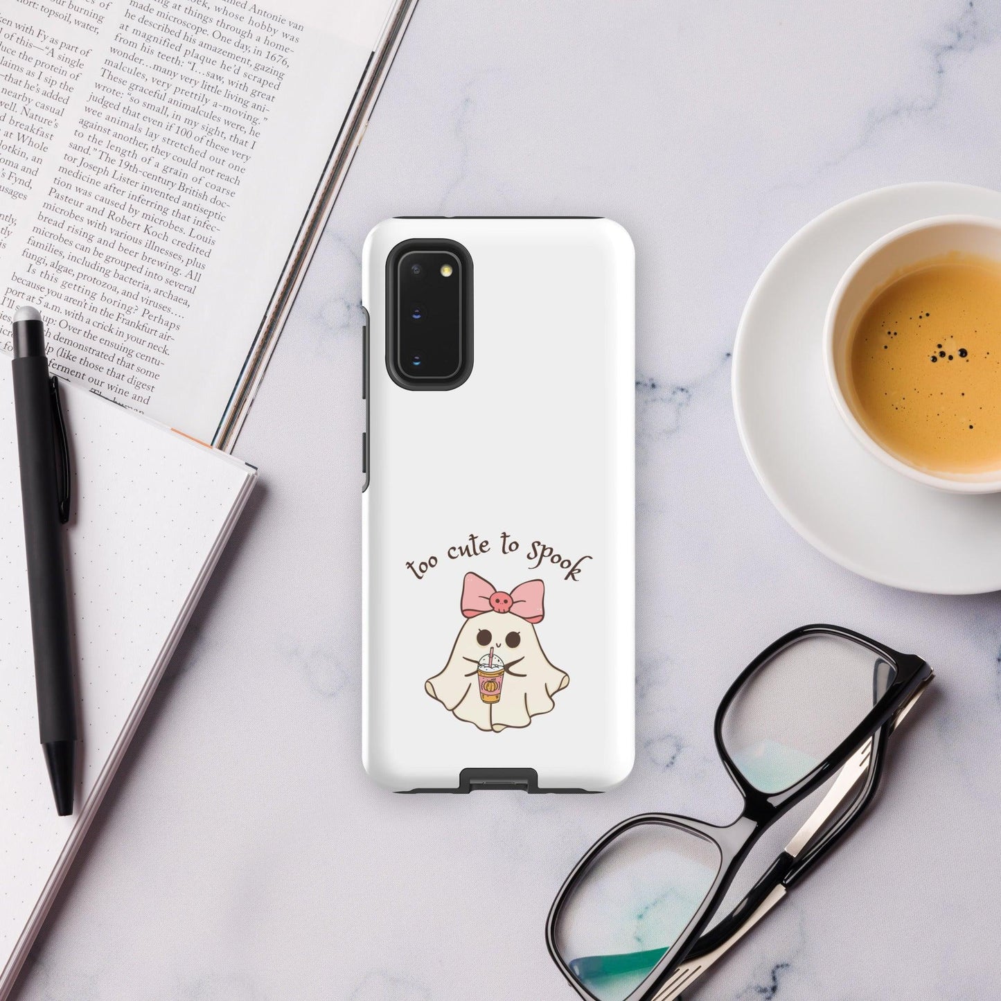 Too Cute to Spook Samsung Tough case for Samsung® - 👻💖 Protect Your Phone with Spooky Cuteness! 💖👻 - Whippie's