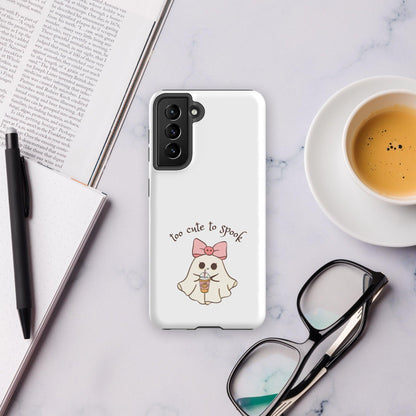 Too Cute to Spook Samsung Tough case for Samsung® - 👻💖 Protect Your Phone with Spooky Cuteness! 💖👻 - Whippie's