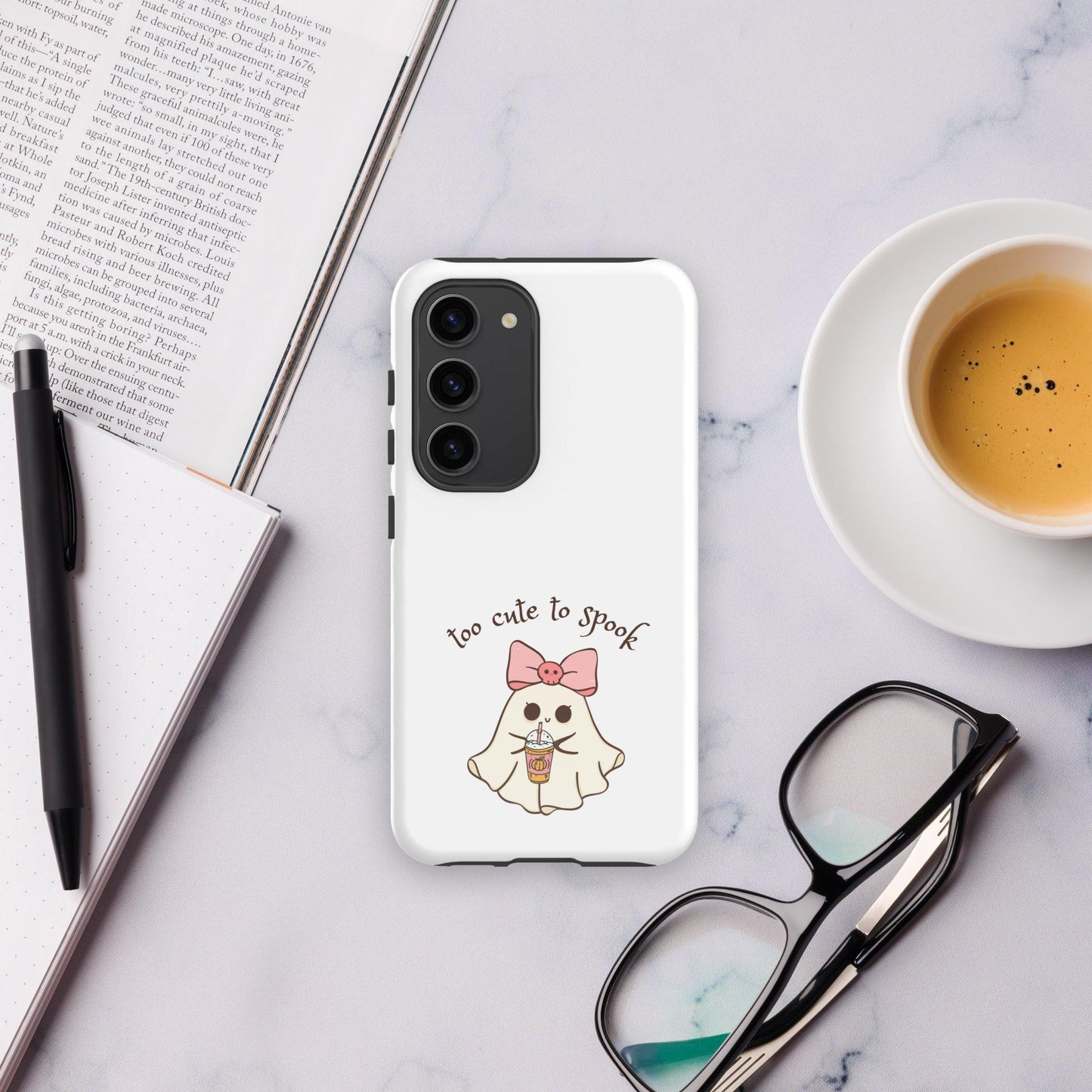 Too Cute to Spook Samsung Tough case for Samsung® - 👻💖 Protect Your Phone with Spooky Cuteness! 💖👻 - Whippie's