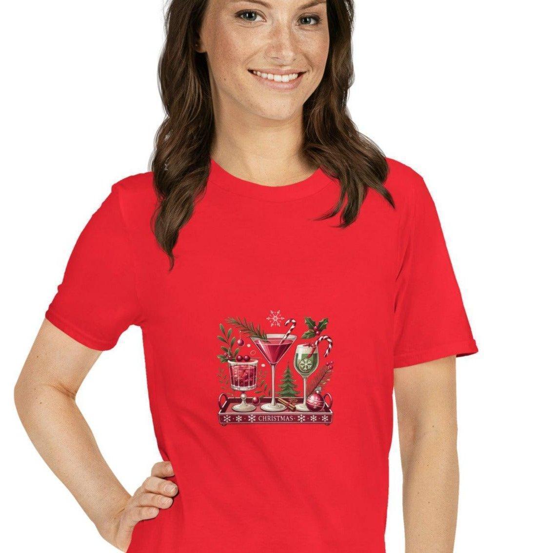 Christmas Cocktails - Unisex T-Shirt - Whippie's