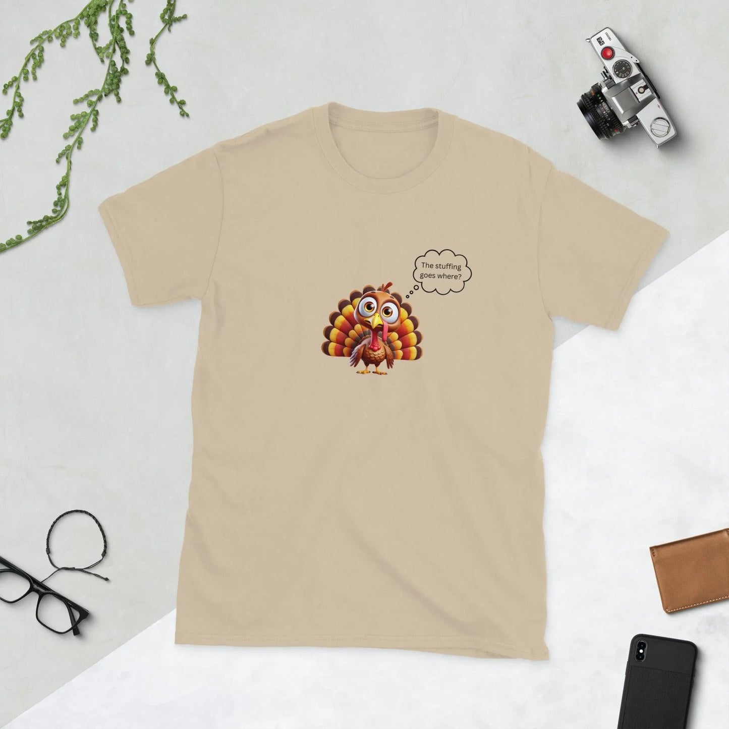 The Stuffing Goes Where? - Short-Sleeve Unisex T-Shirt - Whippie's