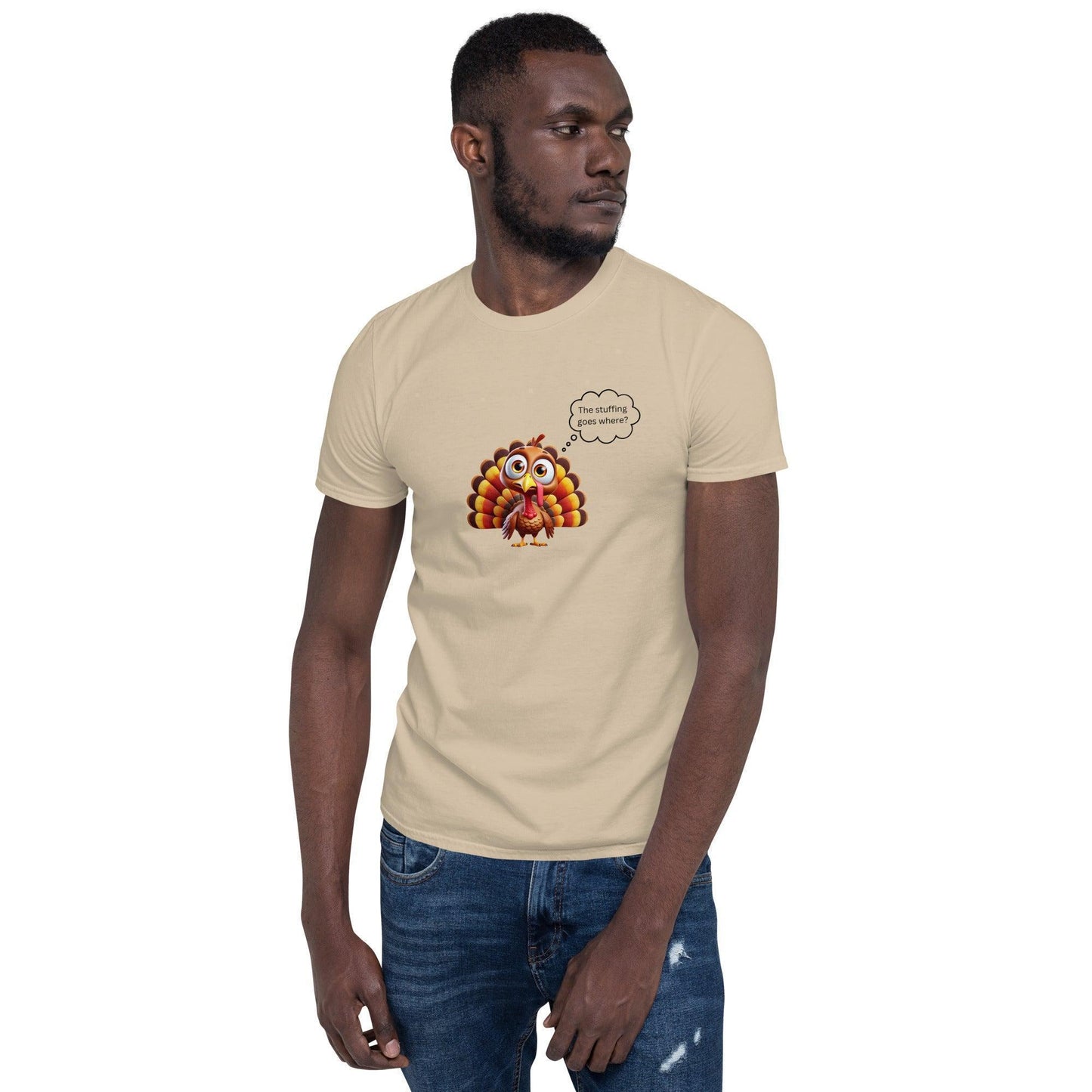 The Stuffing Goes Where? - Short-Sleeve Unisex T-Shirt - Whippie's