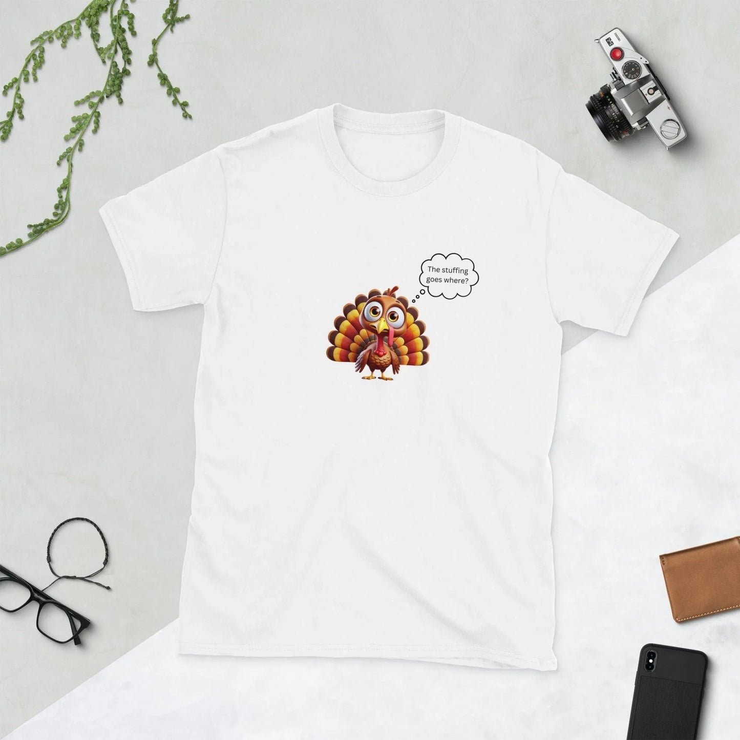 The Stuffing Goes Where? - Short-Sleeve Unisex T-Shirt - Whippie's