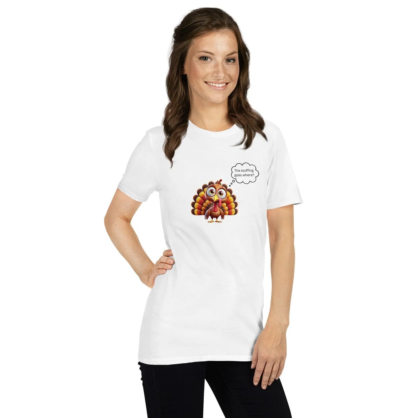 The Stuffing Goes Where? - Short-Sleeve Unisex T-Shirt - Whippie's