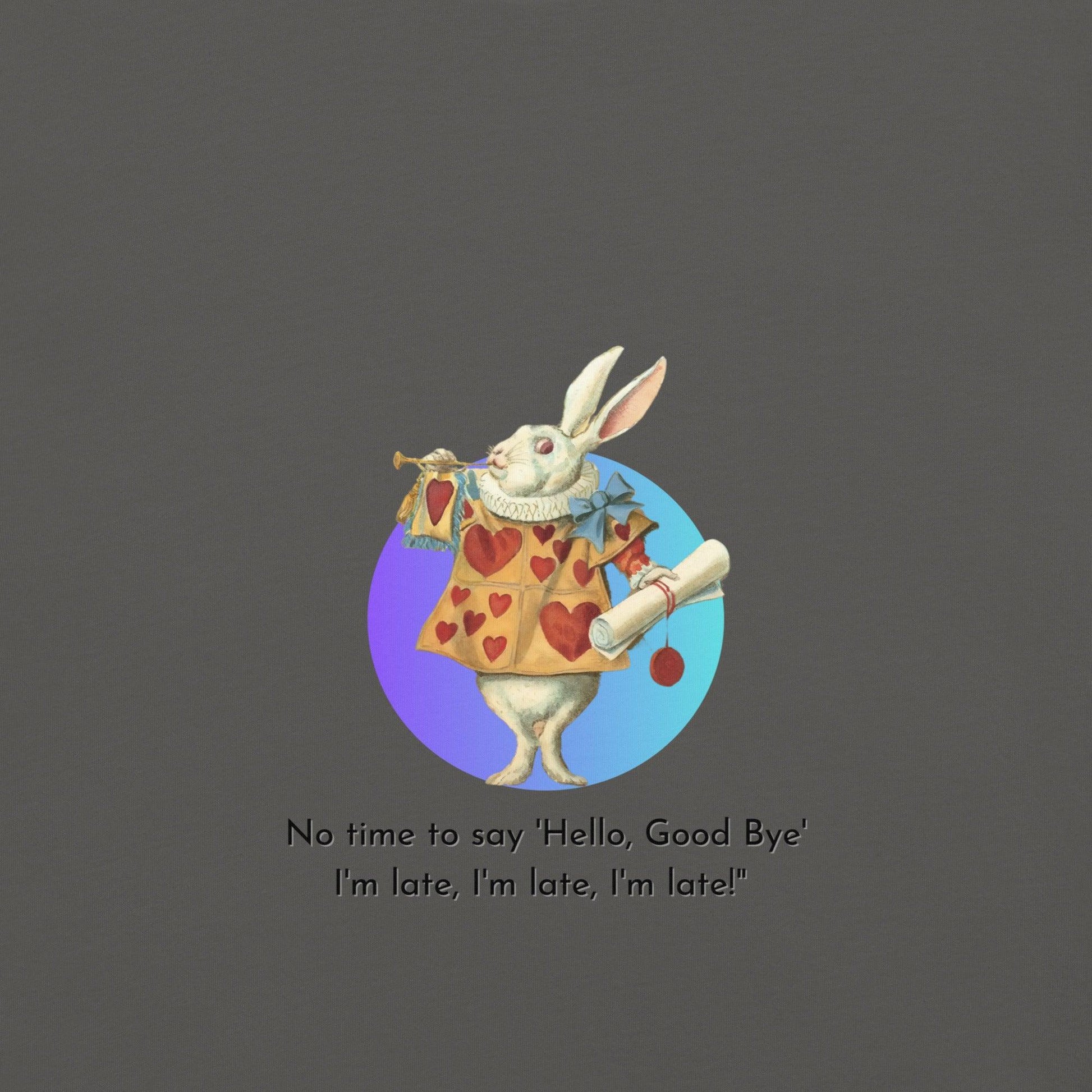 Alice in Wonderland - I'm Late - Unisex T-shirt - Whippie's