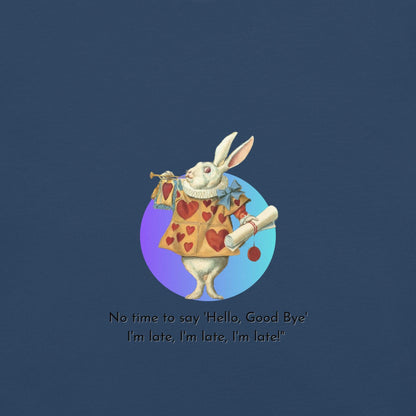 Alice in Wonderland - I'm Late - Unisex T-shirt - Whippie's