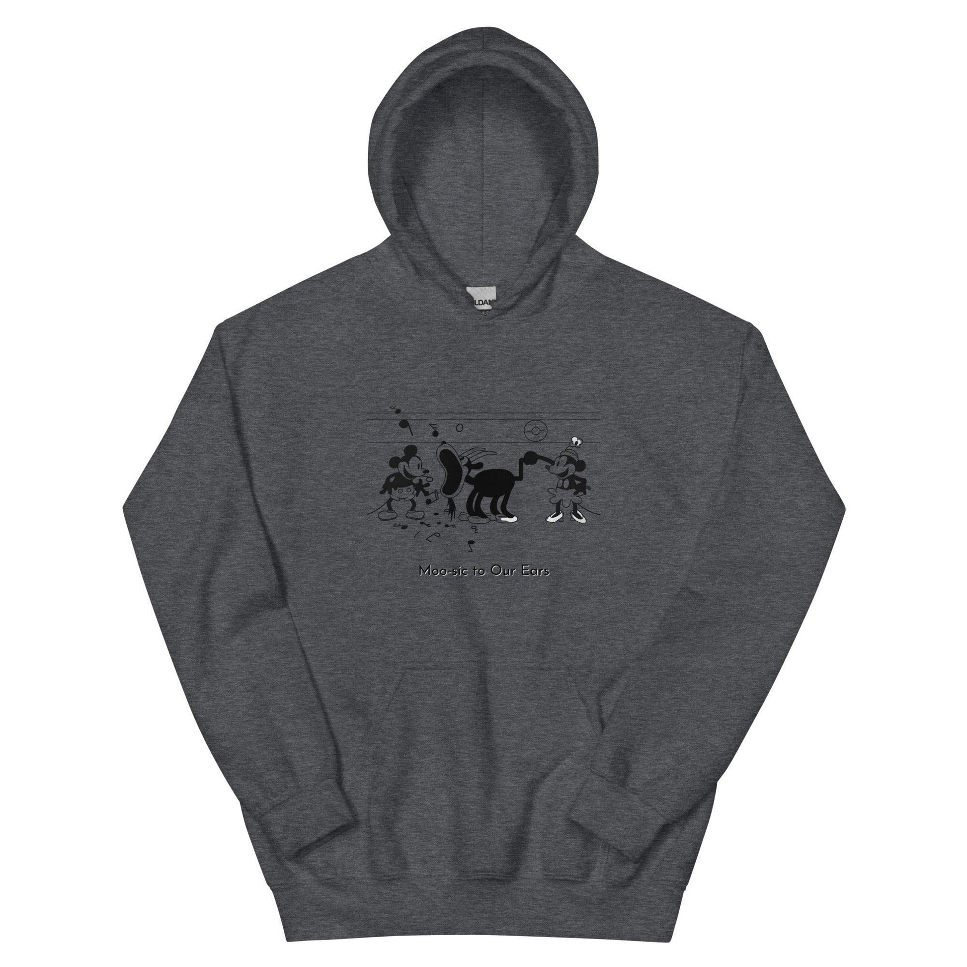 Steamboat Willie - Moo-sic - Unisex Hoodie - Whippie's