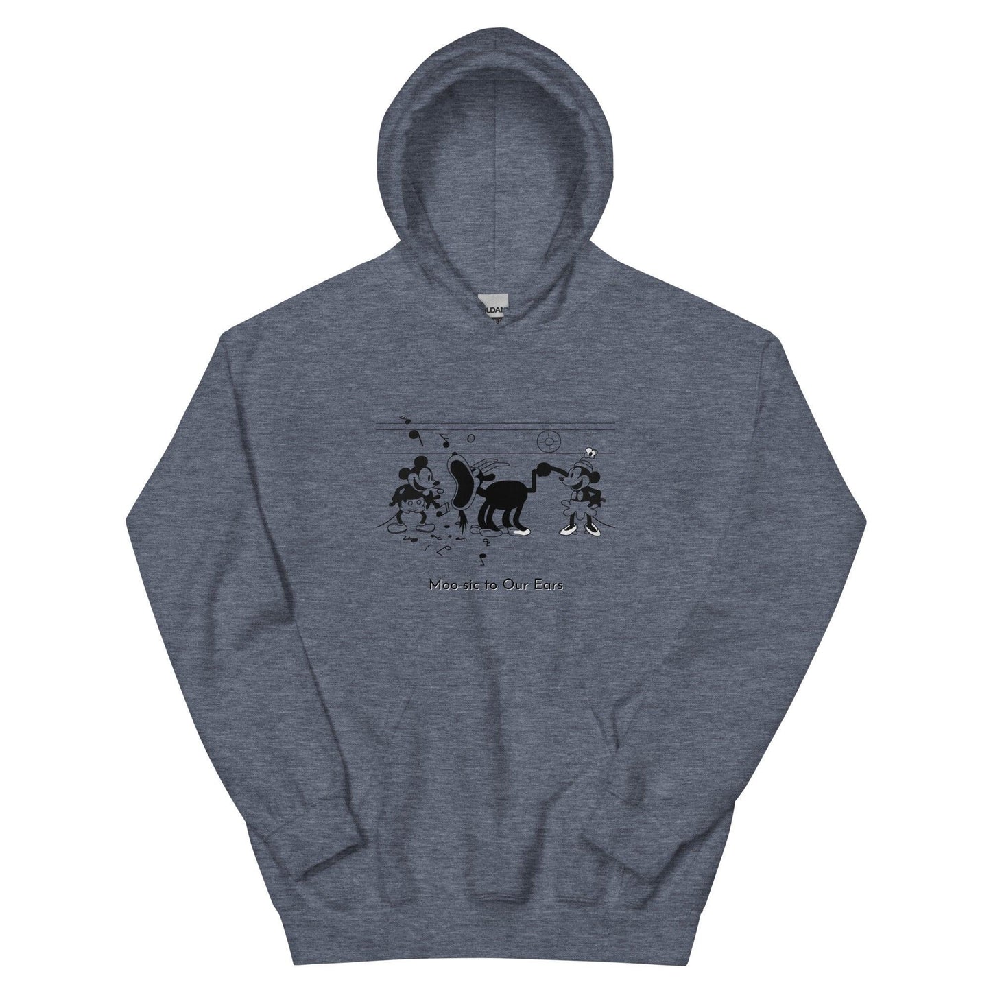 Steamboat Willie - Moo-sic - Unisex Hoodie - Whippie's