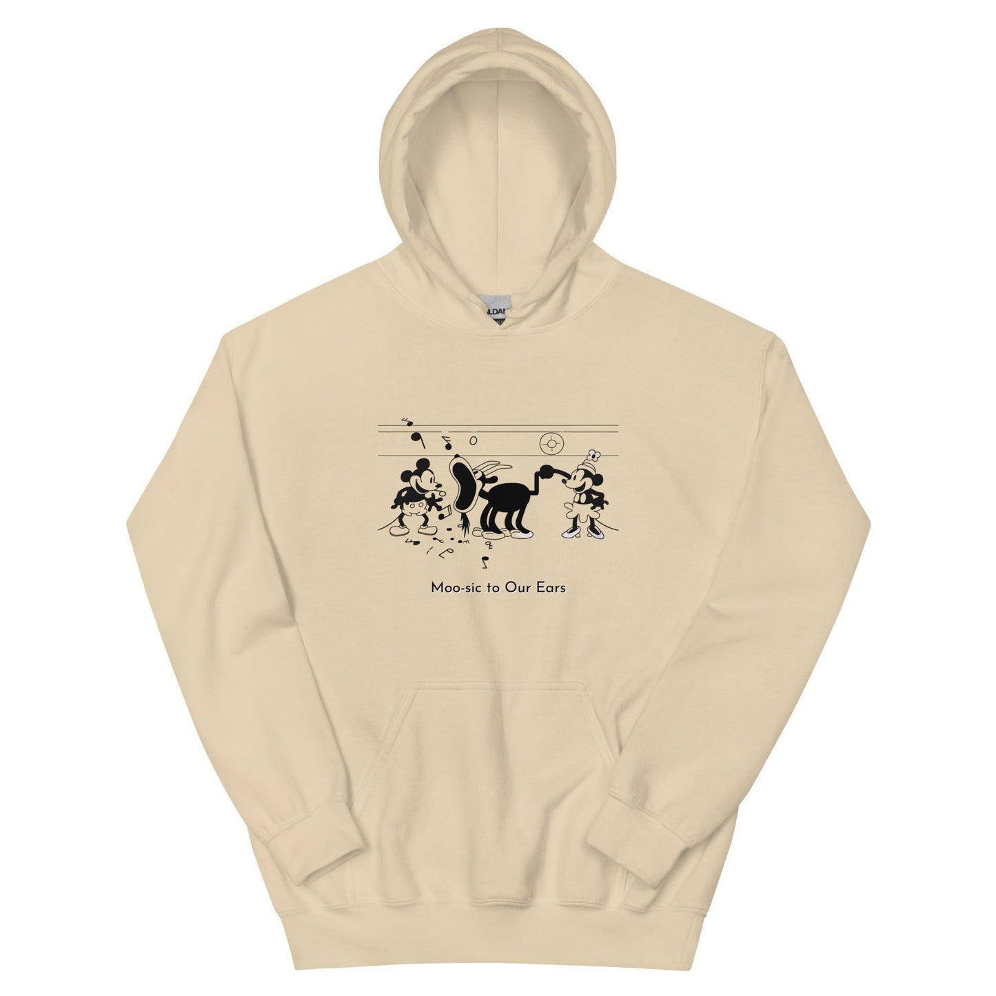 Steamboat Willie - Moo-sic - Unisex Hoodie - Whippie's