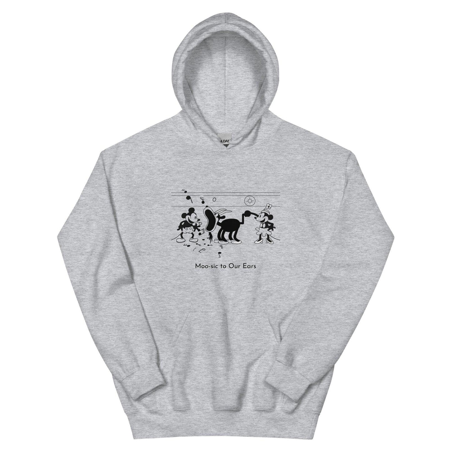 Steamboat Willie - Moo-sic - Unisex Hoodie - Whippie's