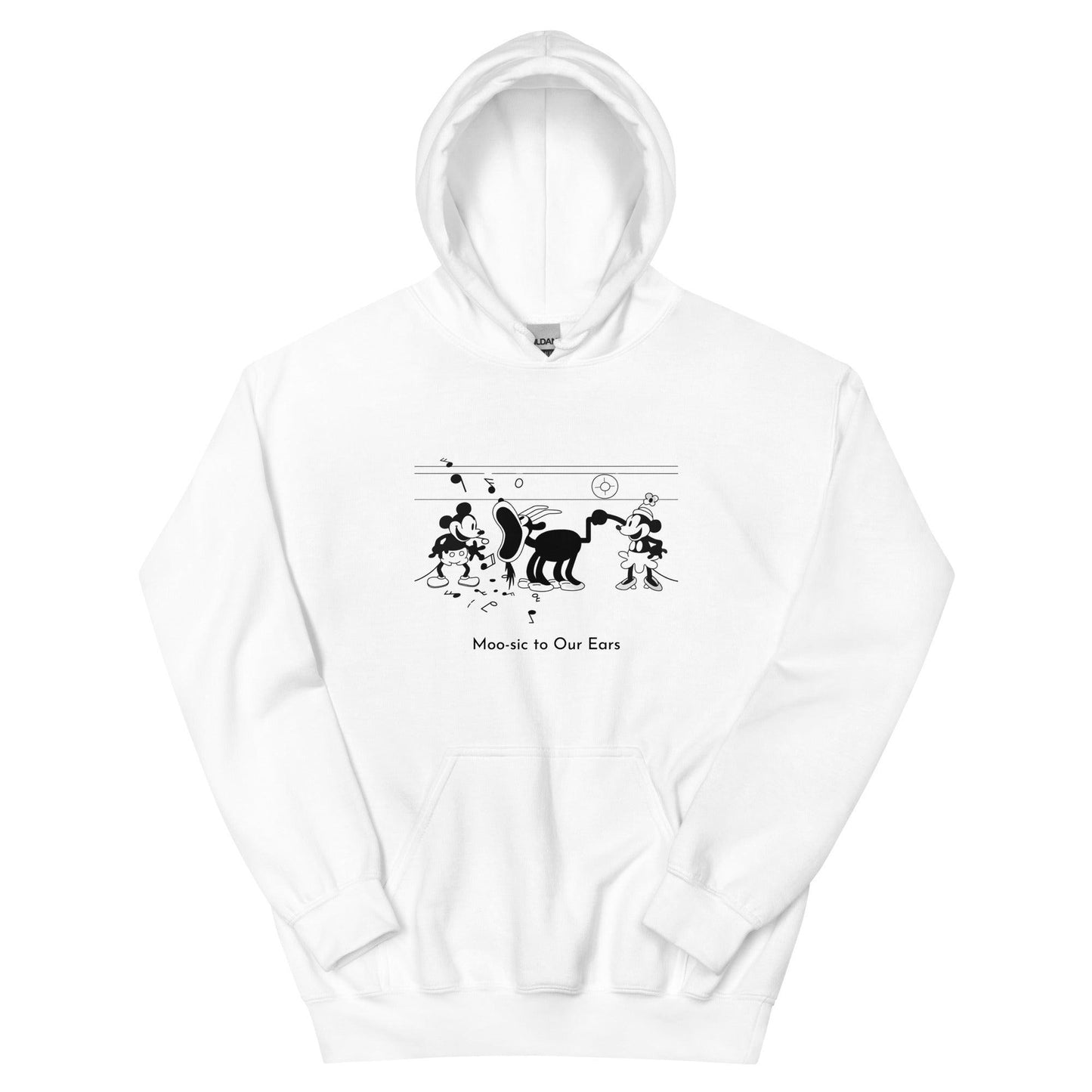 Steamboat Willie - Moo-sic - Unisex Hoodie - Whippie's