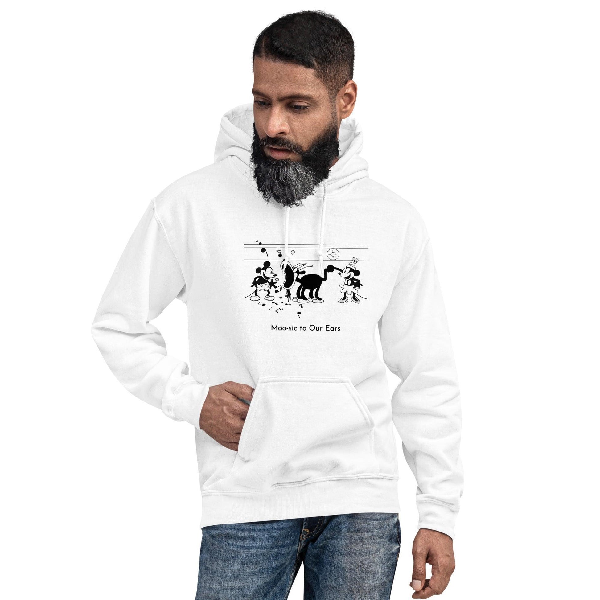 Steamboat Willie - Moo-sic - Unisex Hoodie - Whippie's