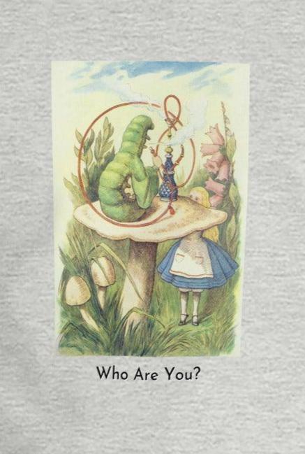 Alice in Wonderland - "Who Are You?" Unisex T-Shirt - Whippie's
