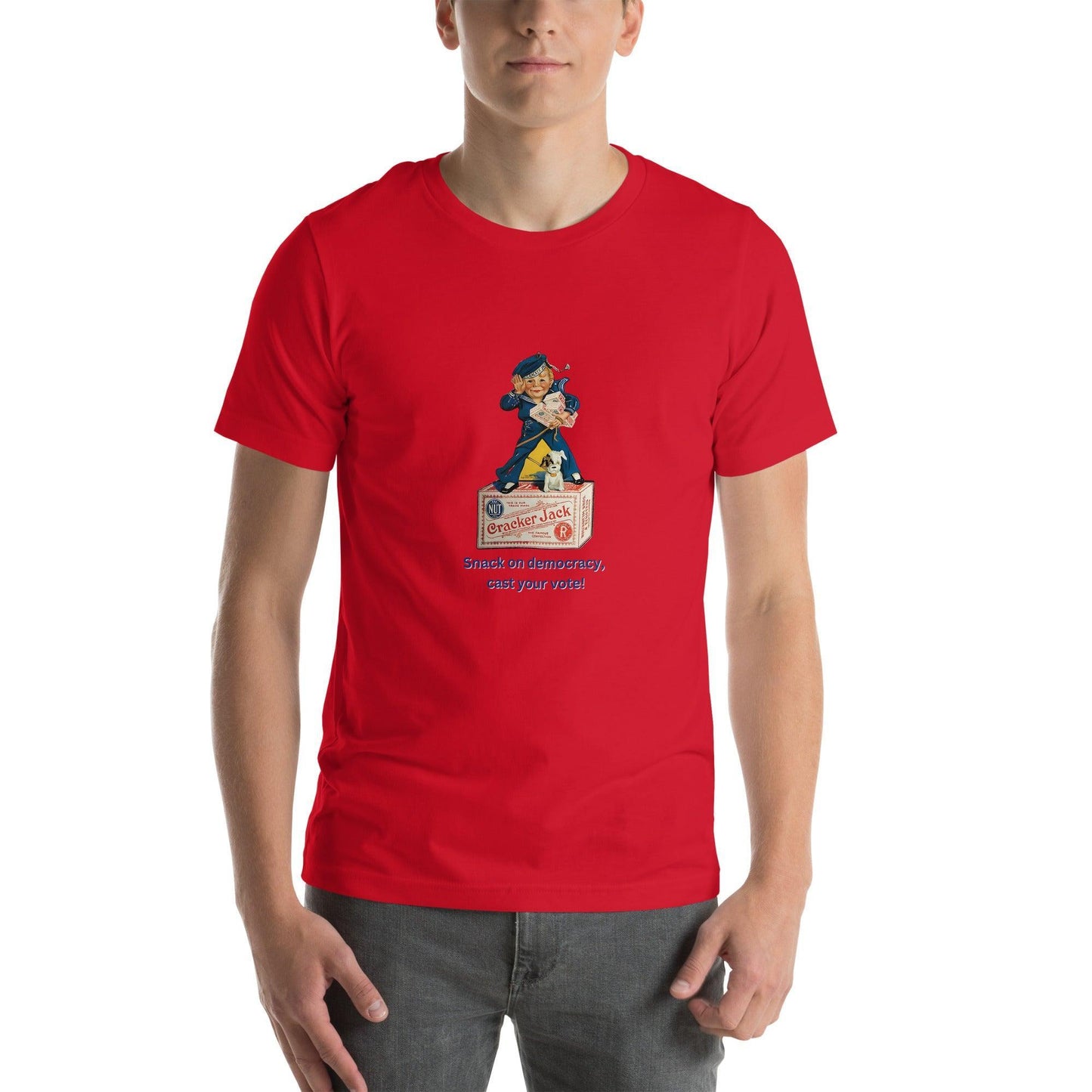 Mascots - Cracker Jack - Vote - Unisex T-shirt - Whippie's