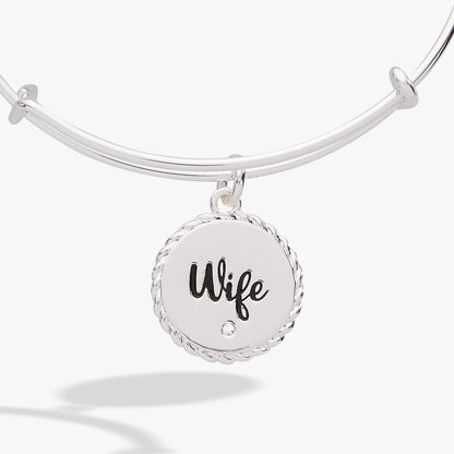 Wife True Love Stories Never Have Endings Charm Bangle