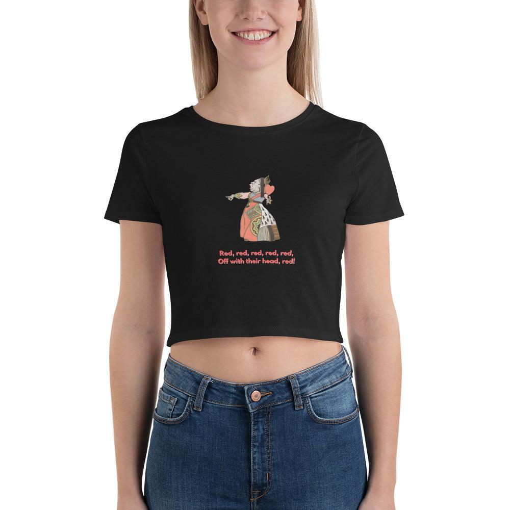 Alice in Wonderland - Off With Their Head - Women’s Crop Tee - Whippie's